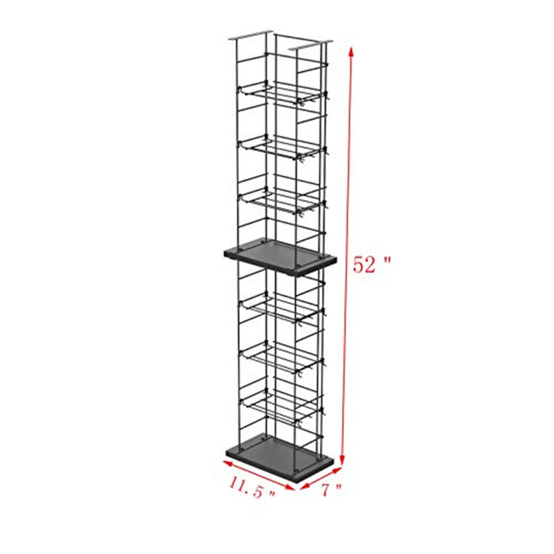 Wrought Studio™ CD Tower Media Rack, Holds 176 Cds, For Dvds